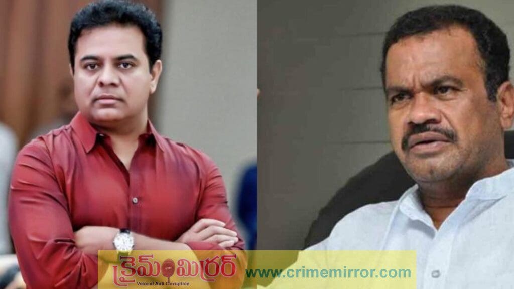 ఒరేయ్ కేటీఆర్.. బుల్డోజర్ తొక్కిస్తా.. రెచ్చిపోయిన కోమటిరెడ్డి