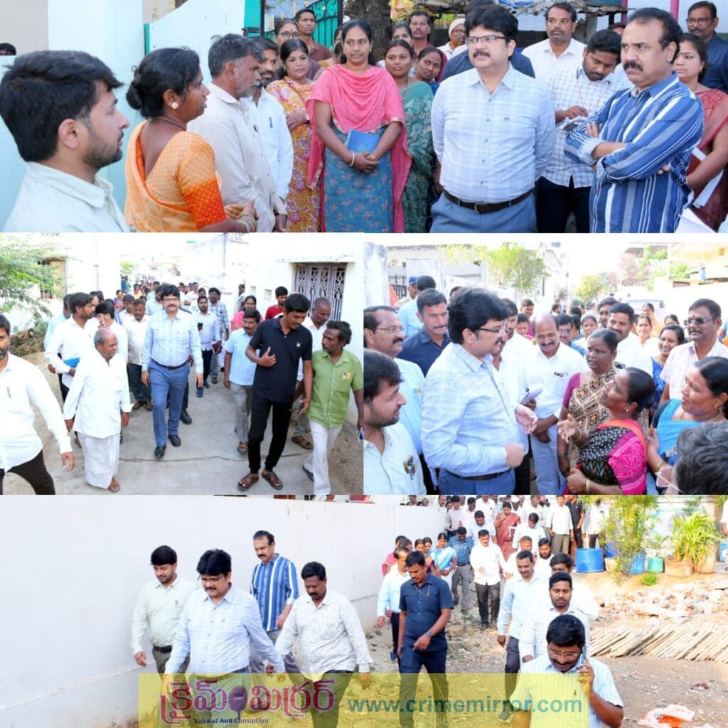 చౌటుప్పల్ లో కలెక్టర్ ఆకస్మిక పర్యటన… ఇంటింటికి తిరిగి సమస్యలపై ఆరా