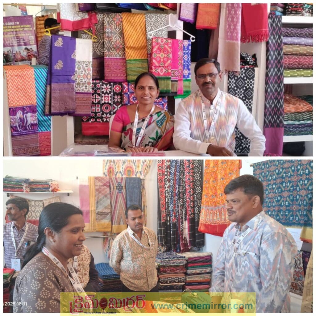 రాష్ట్రపతి భవన్ లో చండూరు చేనేత కళాకారుల ప్రతిభా ప్రదర్శన!..