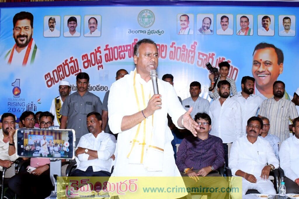 అర్హులందరికీ దశల వారీగా ఇందిరమ్మ ఇండ్లు : ఎమ్మెల్యే రాజగోపాల్ రెడ్డి
