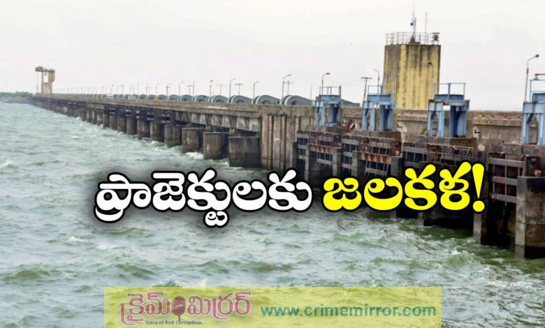 Nagarjuna Sagar Srisailam and other reservoirs water levels today
