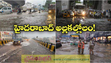 Heavy Rains Batter Hyderabad, Cause Traffic Chaos
