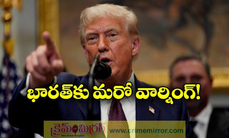 Trump again threatens India with harsh tariffs over Russian oil purchases