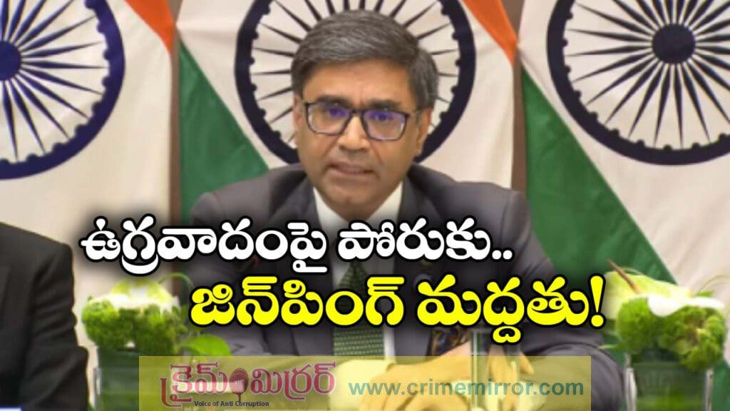 పాక్ తో సరిహద్దు ఉగ్రవాదం.. భారత్ కు చైనా మద్దతు!