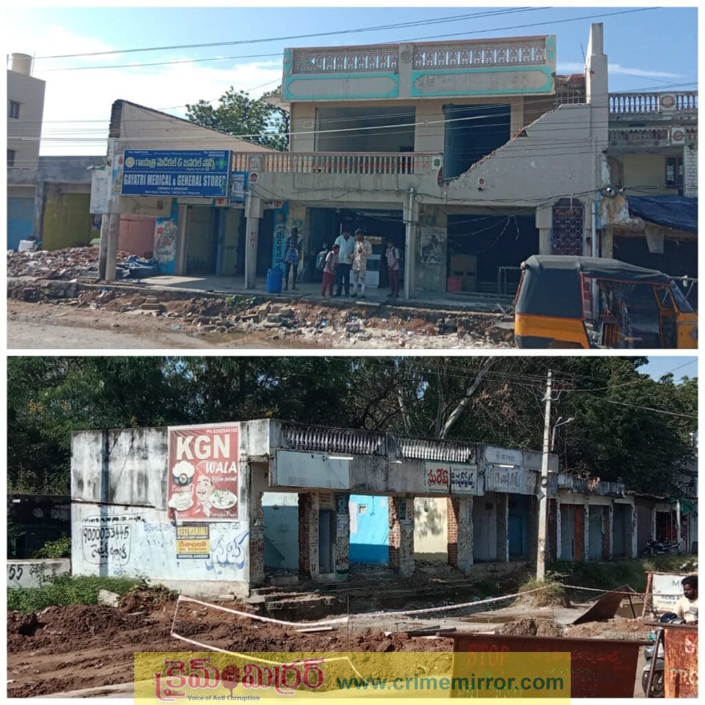 కట్టడాలను తొలగించకుండా కాపు కాస్తుంది ఎవరు..?