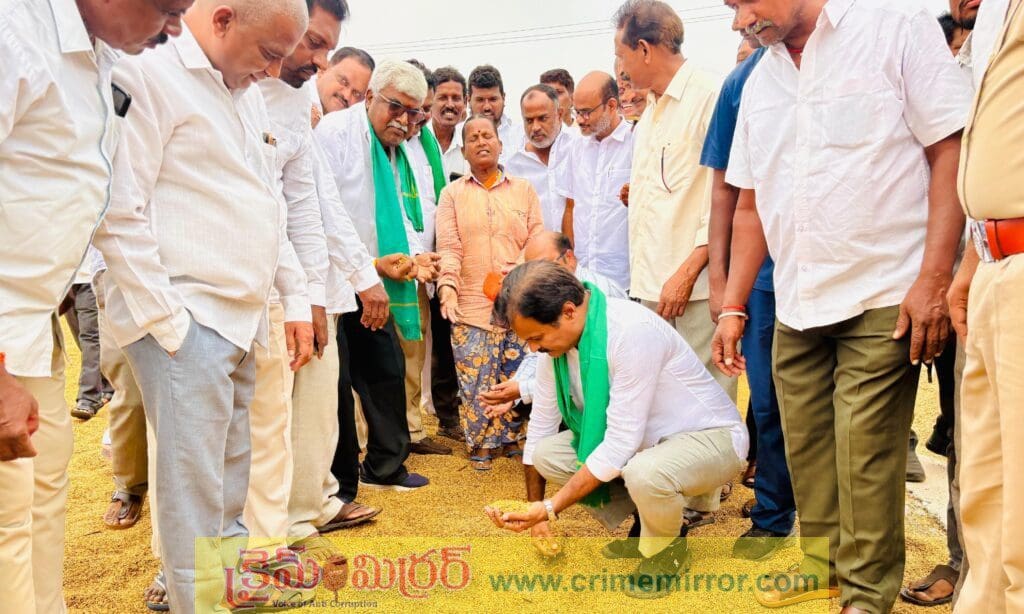 తడిసిన ప్రతి వరి ధాన్యపు గింజను ప్రభుత్వమే కొనుగోలు చేస్తుంది :  ఎమ్మెల్యే కుంభం