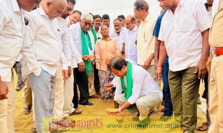 తడిసిన ప్రతి వరి ధాన్యపు గింజను ప్రభుత్వమే కొనుగోలు చేస్తుంది :  ఎమ్మెల్యే కుంభం