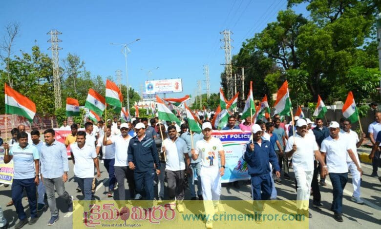 ఉక్కు మనిషి ఆశయాలతో - రన్ ఫర్ యూనిటీతో ఐక్యత : ఎస్పీ శరత్ చంద్ర పవర్