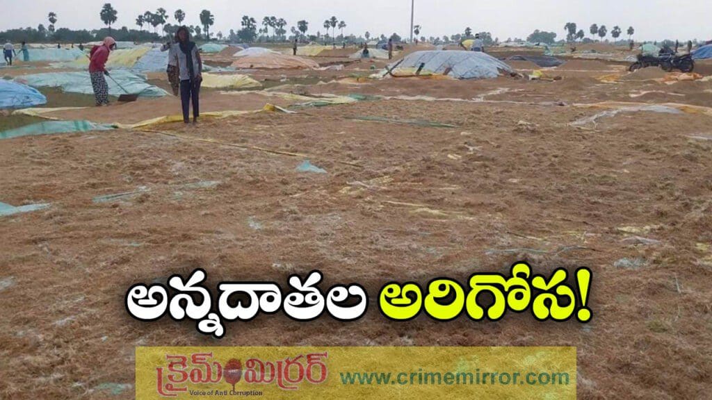 Paddy Procurement: ఓవైపు వానలు.. మరోవైపు మిల్లర్ల అలసత్వం.. అన్నదాతల అరిగోస!