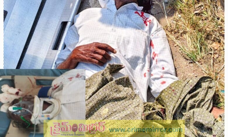 వేములపల్లి లో దారుణం… కారు ఢీకొని ఓ వృద్ధుడు మృతి