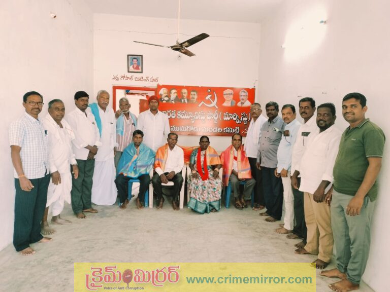 సిపిఎం ఆధ్వర్యంలో గెలిచిన అభ్యర్థులకు సన్మానం