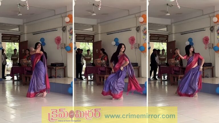 College Farewell Day: చీరకట్టులో డ్యాన్స్ ఇరగదీసిన విద్యార్థిని