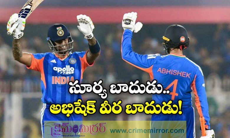 Abhishek Sharma, Suryakumar Yadav Power India to 8-Wicket Win, Take 3–0 Series Lead
