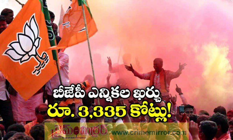 BJP’s Election Expenditure Jumps to Rs 3,335 Crore in 2024–25