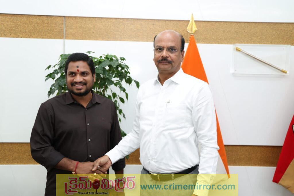 తెలంగాణ డీజీపీతో పెన్ కౌంటర్ సీఎండీ మర్యాద పూర్వక భేటి