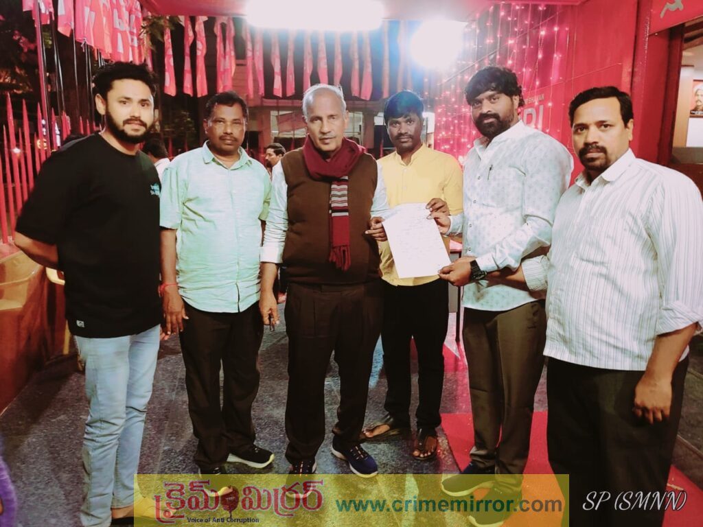 ఎమ్మెల్యే కూనంనేని సాంబశివరావు కు 104 ఉద్యోగుల వినతి