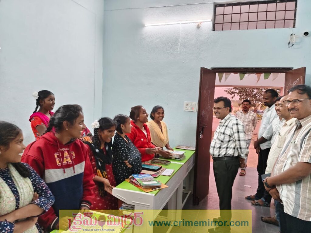 కస్తూర్బా పాఠశాల ఆకస్మిక తనిఖీ చేసిన డీపీఓ