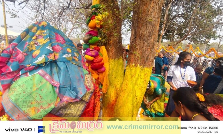 గద్దెలపైకి సారలమ్మ… నేడు సమ్మక్క రాక..!