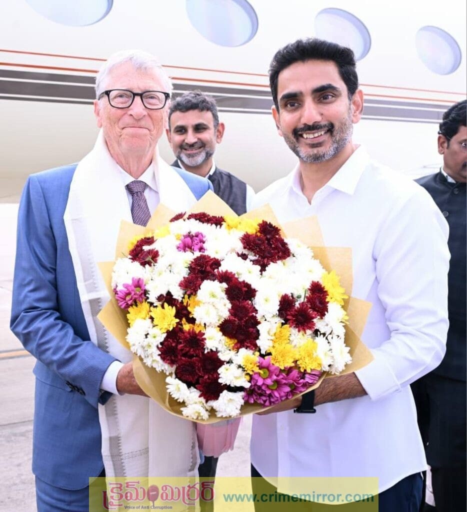 బిల్ గేట్స్ కు ఘ‌న‌స్వాగతం