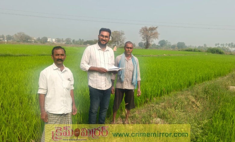 పంట‌ నమోదుకు రైతులు సహకరించాలి