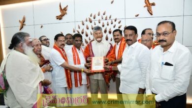 మహా శివరాత్రి మహోత్సవానికి సీఎం చంద్రబాబుకు ఆహ్వానం