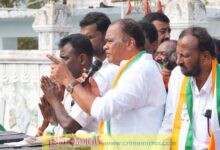 మంత్రి కోమటి రెడ్డి వెంకట్ రెడ్డి రోడ్ షో