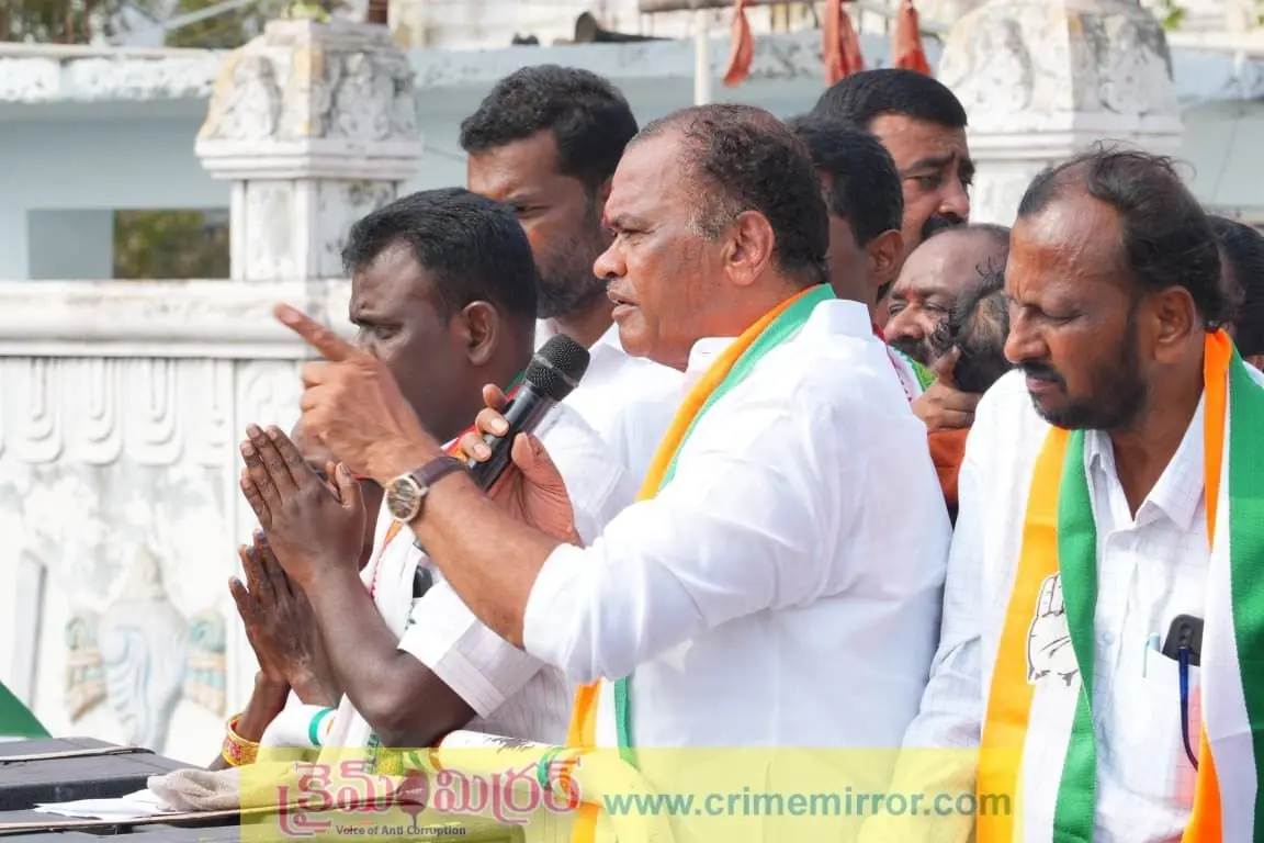 మంత్రి కోమటి రెడ్డి వెంకట్ రెడ్డి రోడ్ షో
