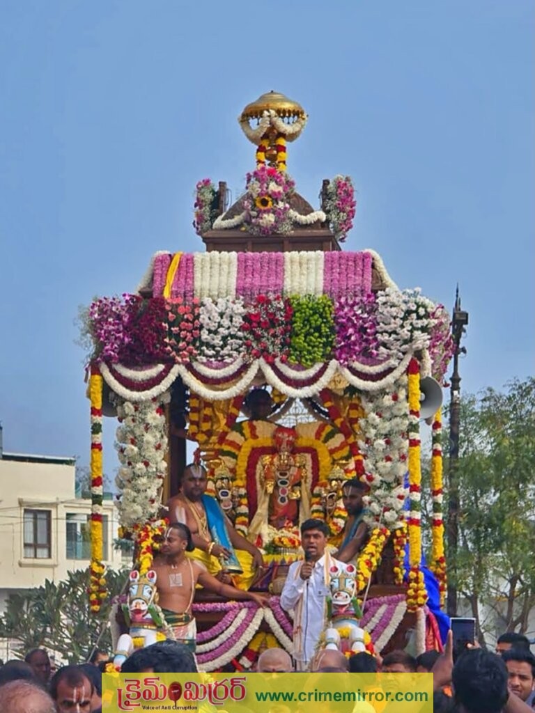 కన్నుల పండువగా శ్రీ వేంకటేశ్వరస్వామి రథోత్సవం