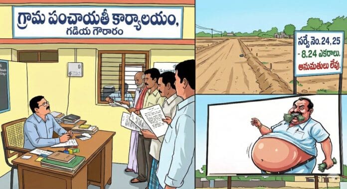 చింతపల్లిలో నిబంధనలకు పాతర...అక్రమ వెంచర్ కలకలం..!