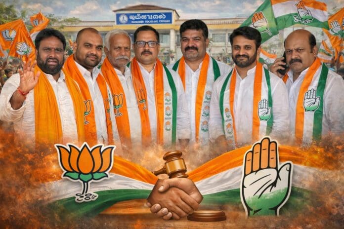 దర్మం తప్పిన బీజేపీ: గెలిసింది ఒక్క స్థానం... చేతికి చైర్మన్ పదవి