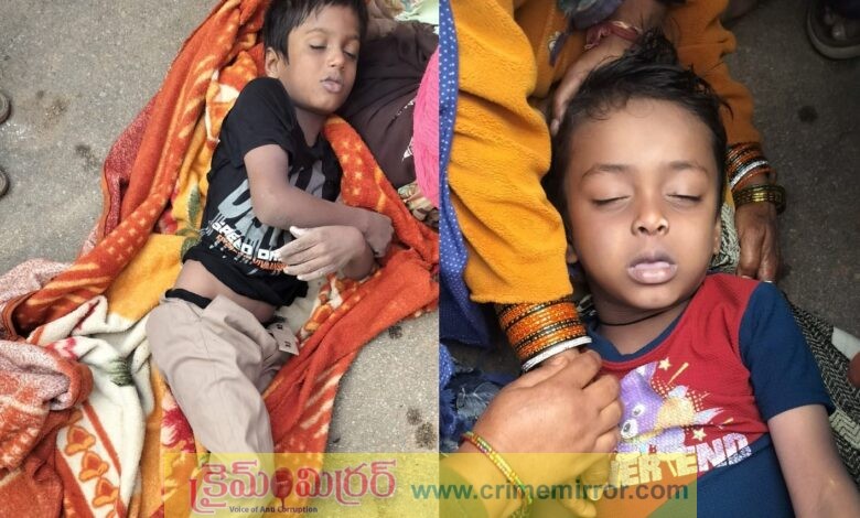 కెసి తండా చెరువులో ఇద్దరు చిన్నారులు మృతి