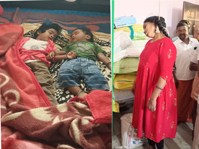 ఇద్ద‌రి పిల్లలను చంపి తల్లి ఆత్మ‌హ‌త్య‌...! గొల్ల‌గూడెంలో విషాదం...