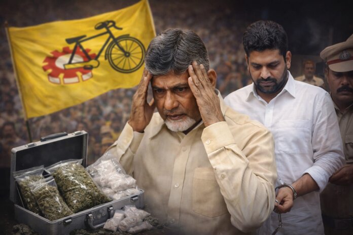 టిడిపిలో డ్రగ్స్ కలవరం....చంద్రబాబు ఆవేదన..!