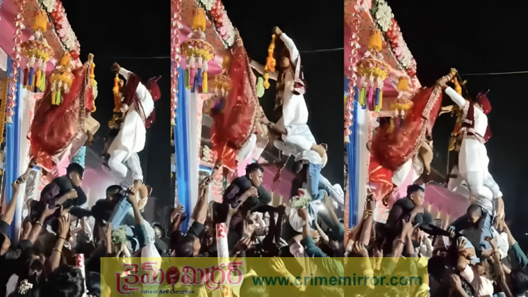 ఇది పెళ్లిలా లేదు.. ఉట్టి కొట్టే పోటీలా ఉంది.. గాలిలో తేలుతూ వధూవరుల వరమాల (Viral Video)
