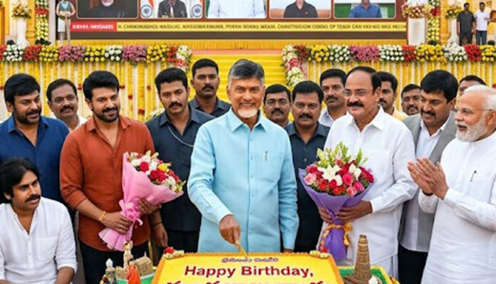 అమ‌రావ‌తి రూప శిల్పి సీఎం చంద్ర‌బాబు జ‌న్మ‌దిన వేడుక‌లు...!