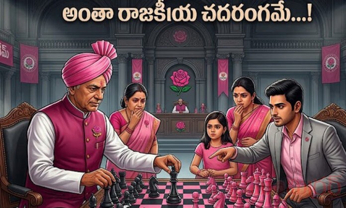 గులాబీ బాస్‌ ఫ్యామిలీ గేమ్... అంతా రాజ‌కీయ చ‌ద‌రంగ‌మే...!