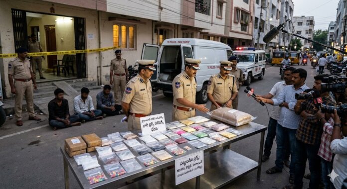 హైద‌రాబాద్‌లో డ్ర‌గ్స్ క‌ల‌క‌లం