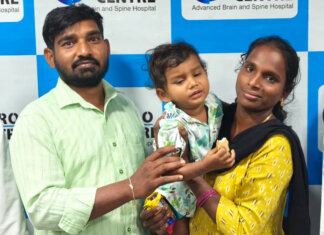 చిన్నారికి శస్ర్త చికిత్స విజయవంతం…సిటి న్యూరో వైద్యుల ఘనత…! చిన్నారికి శస్ర్త చికిత్స విజయవంతం