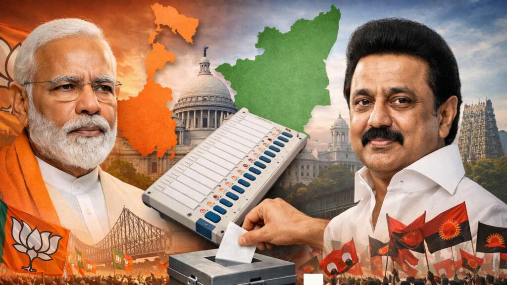 PPA Survey: బెంగాల్‌ లో బీజేపీ సునామీ.. తమిళనాట డీఎంకే హవా..  PPA సర్వే షాకింగ్ అంచనా!