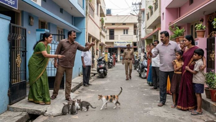 Cat Fight in Bengaluru: Neighbours Clash Over Kittens, Police Intervene