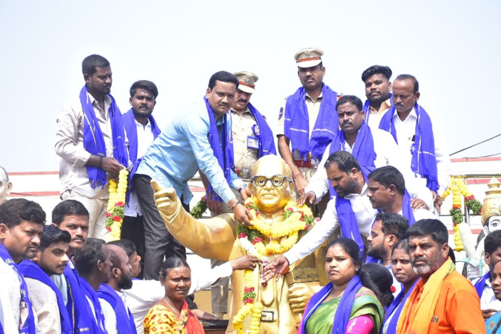 తాజ్ పూర్ లో ఘనంగా భారత రాజ్యాంగ నిర్మాత డా, బిఆర్ అంబేద్కర్ జయంతి వేడుకలు