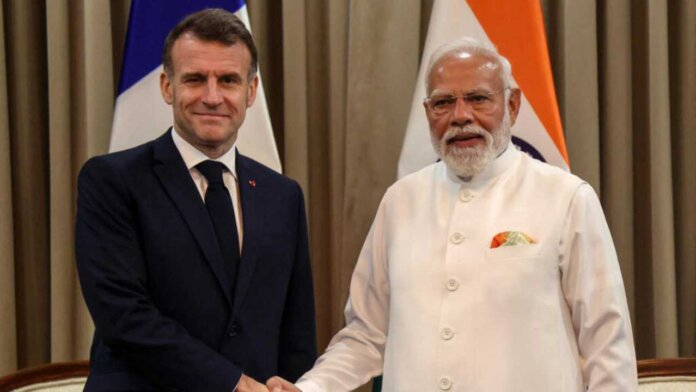 Modi and Macron Discuss West Asia Tensions Over Phone