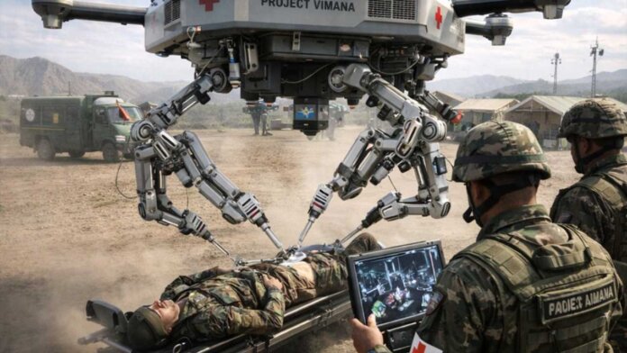 India Develops Surgical Drone for Battlefield Treatment