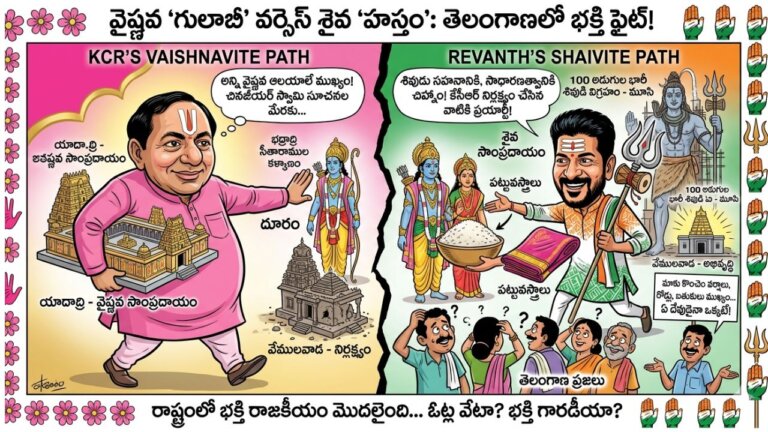 తెలంగాణలో 'భక్తి' ఫైట్...!