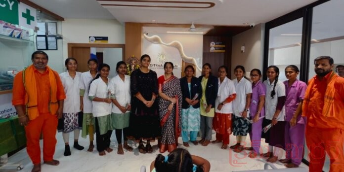 ఆదిత్య ఆసుపత్రిలో ఘనంగా ప్రపంచ నర్సుల దినోత్సవం.
