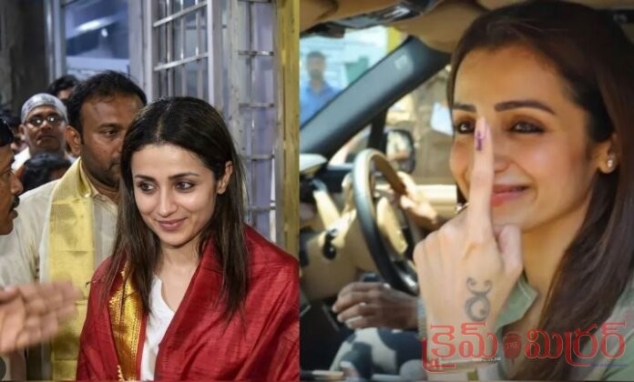 తిరుమలలో త్రిష దర్శనం…“రిజల్ట్ మనదే” అన్న ఫ్యాన్‌కు స్మైల్ రిప్లై!