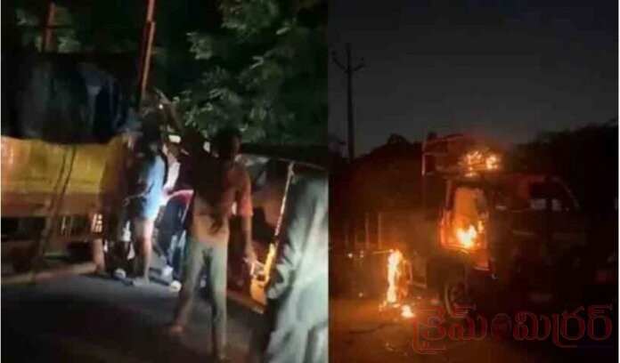 Breaking: గొడ్డు మాంసం రవాణా.. పోలీసుల పై దాడి..9 మంది అరెస్ట్..!
