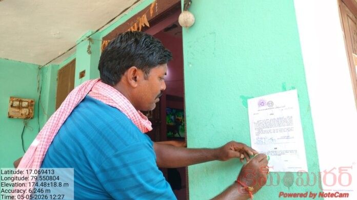 village secretary issued notices to both of them