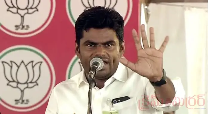 Annamalai says goodbye to BJP