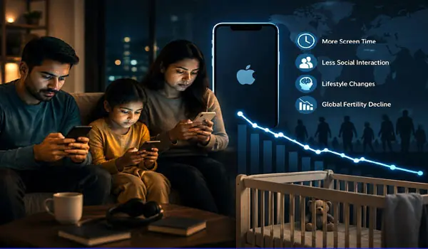 iPhone వల్లే జనాభా రేటు తగ్గిందా.. పరిశోధనలో ఆసక్తికర విషయాలు